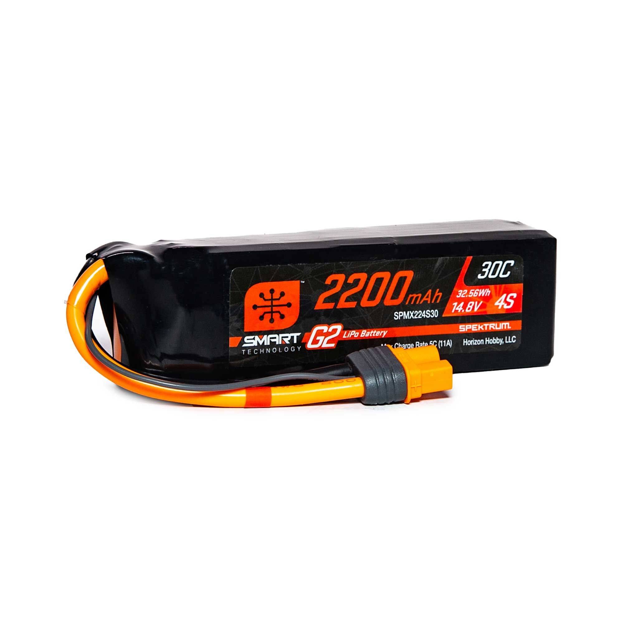 Spektrum 4s 2200mAh - 30C - Spektrum LiPo G2 IC3