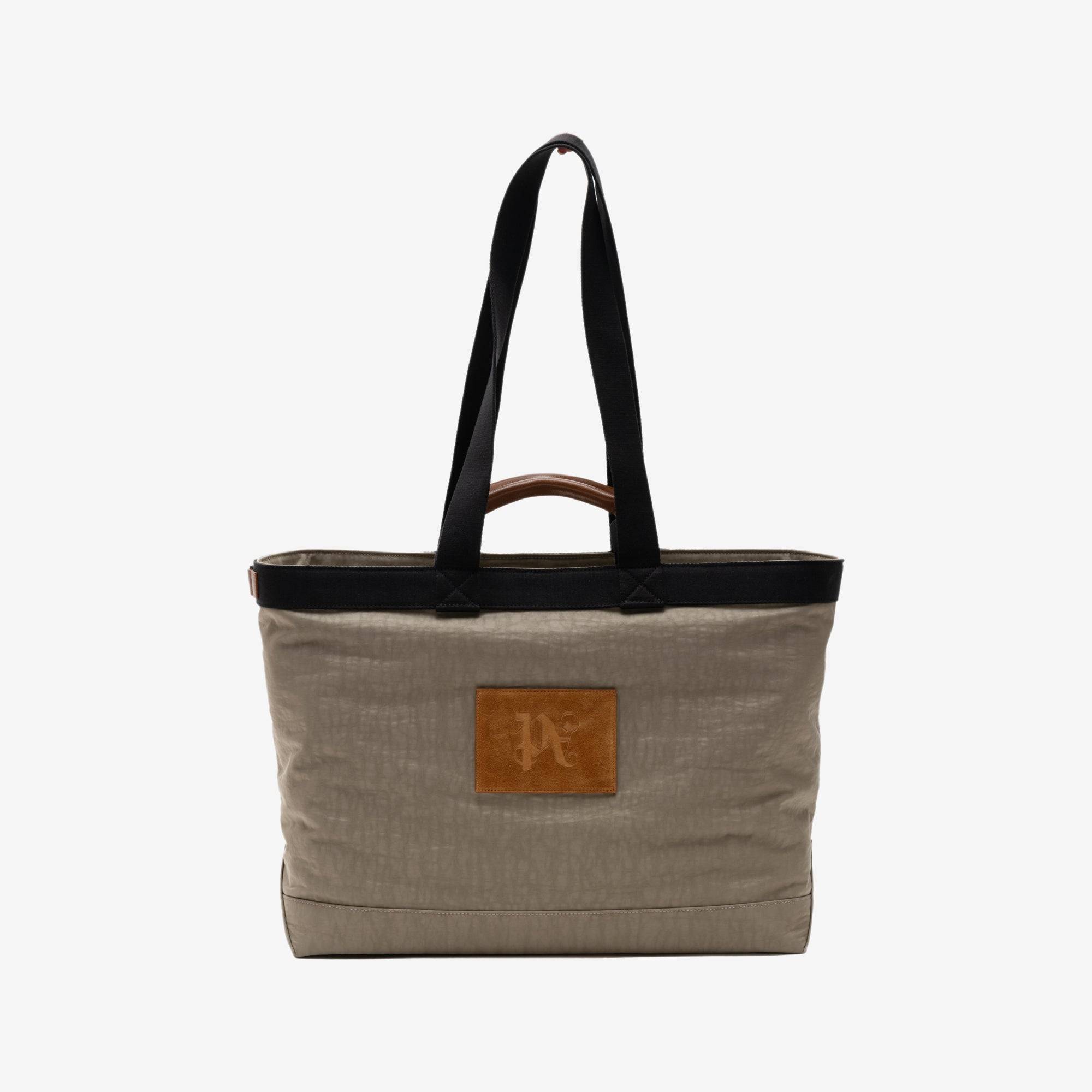 B Monogram Tote Bag - OS / Grey