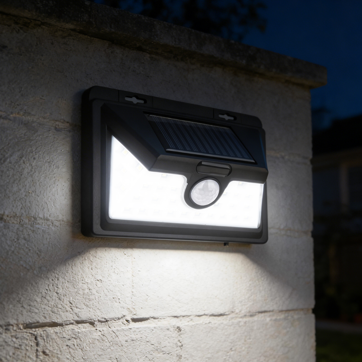 Eco Solar XT solcelle væglampe med sensor
