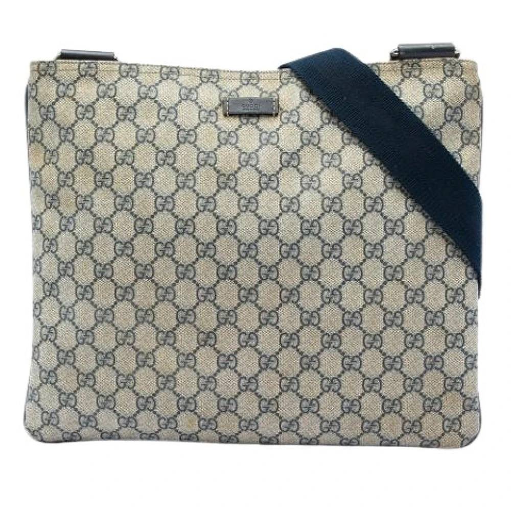 Gucci Vintage Pre-owned Canvas Crossbody Bag - Vintage - unisex - Beige - ONE SIZE - Uld