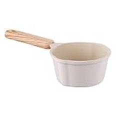 Gatuida Non-Stick Stekpanna Inomhuskit Liten Gryta Med Trähandtag Kokt Ägggryta Häll Olja Panna Gryta Med Handtag Häll Olja Liten Gryta Smältdegel Kök Kastrull Pip Liten Gryta