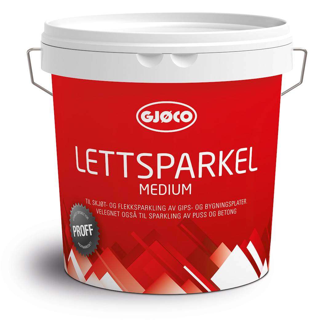 Gjøco Proff Lättspackel Medium, 3L