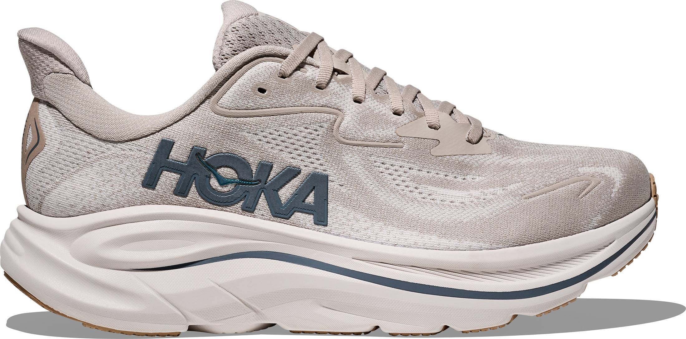 Hoka Men's Clifton 10 Putty/Grout, 43 1/3