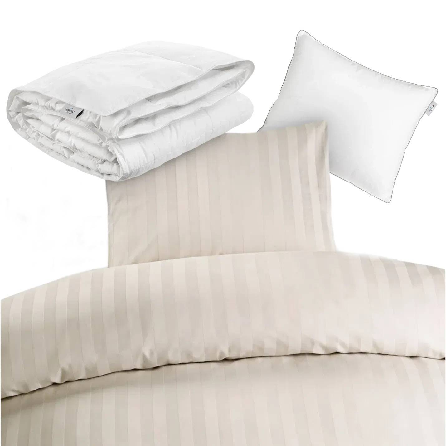 Hotellpaket Champagne Standard - Täcke, kudde och bäddset