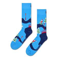 Happy Socks SANTA ON THE WAY TO WORK SOCKS