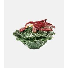 Bordallo Pinheiro Cabbage With Lobsters earthenware serving bowl