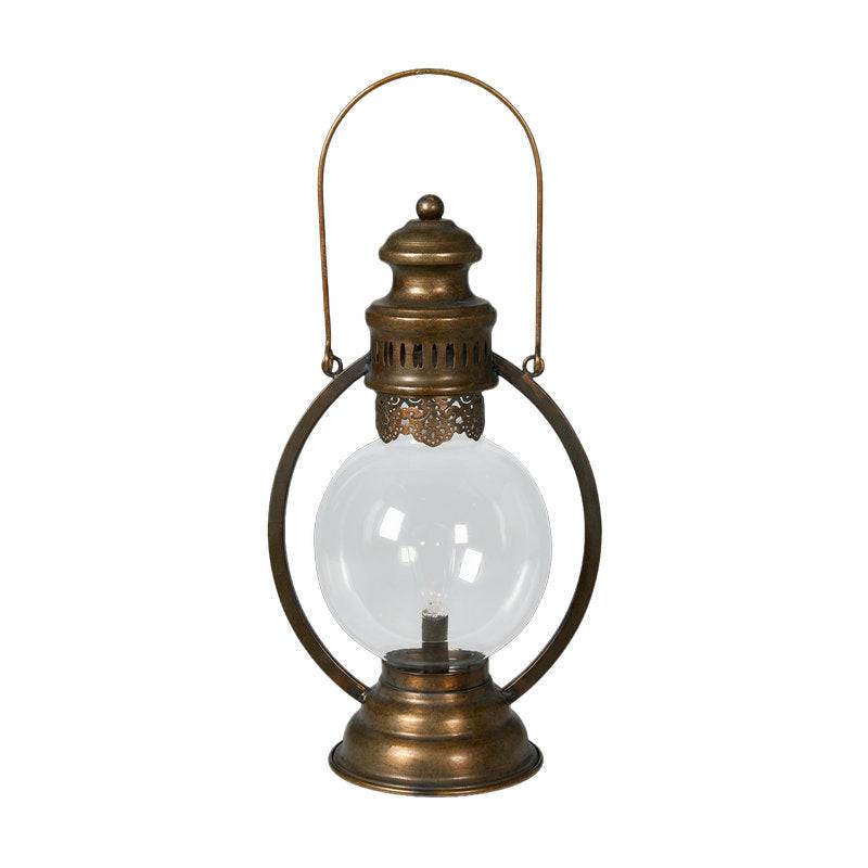 Stormlykta med glödlampa 34 cm hög