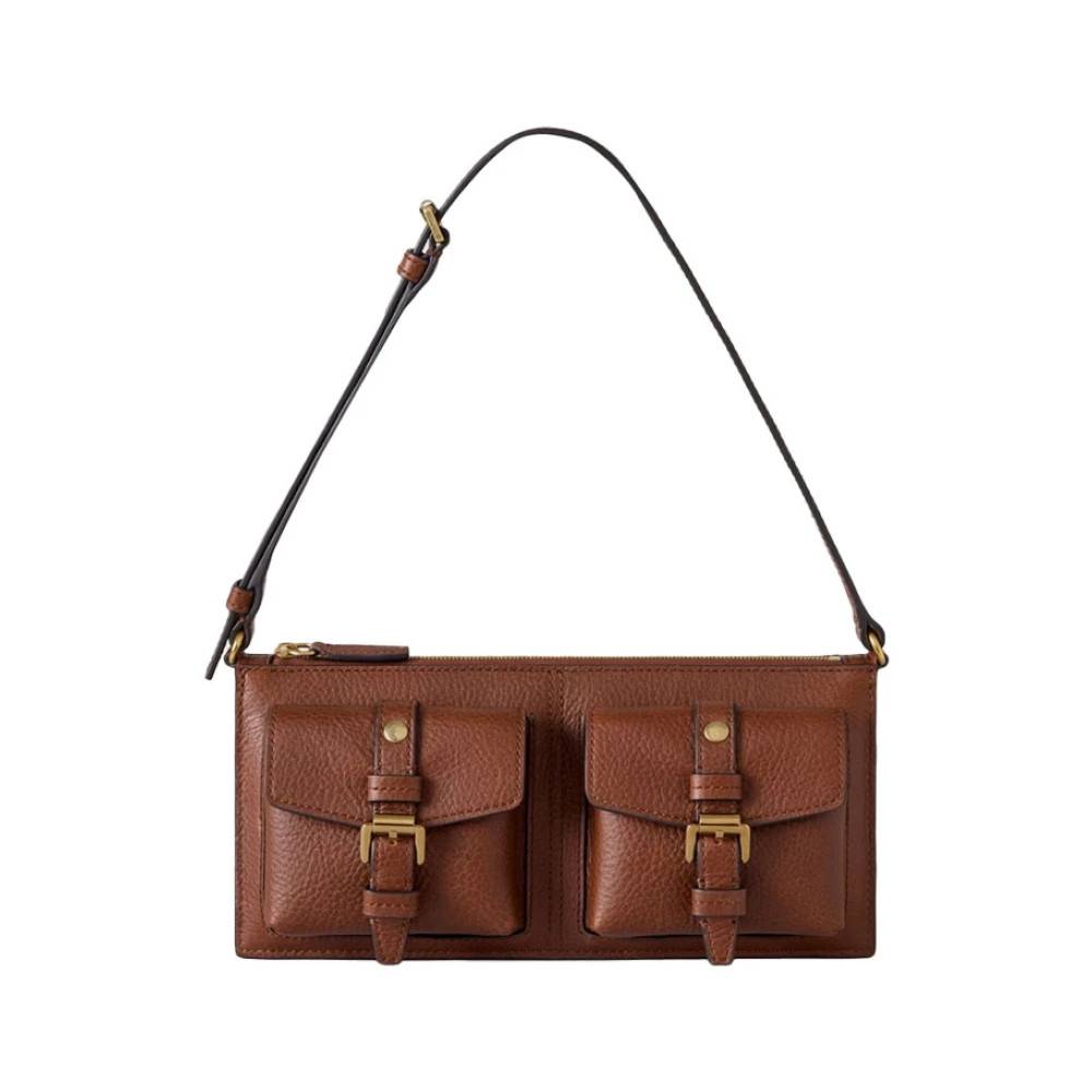 Mulberry Roxanne Mini Skuldertaske - Tasker - Dame - Brun - ONE SIZE - Uld