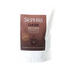 Belgisk mörk choklad till varm choklad - 1 kg. Sephra