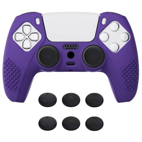 eXtremeRate PlayVital Skydd Fodral för ps5-kontroller med 6 Joystickhölje