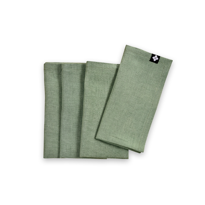 Breath of Nature servett 45 x 45 cm 4-pack, Moss Green