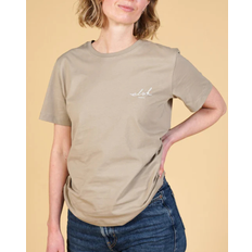 ELSK Signed Basic T-Shirt - Cashew Beige