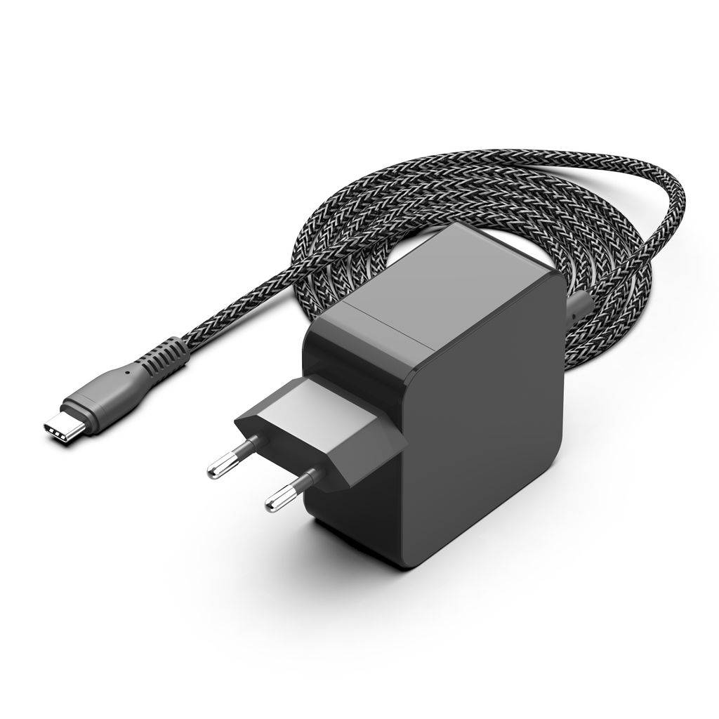 Kraftfull 65W USB-C-laddare för MacBook, HP, Lenovo m.fl. – PD 3.0 snabbladdning