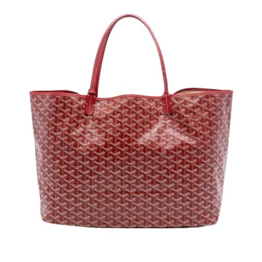 Goyard Vintage Pre-owned Saint Louis GM Skuldertaske - Vintage - Dame - Rød - ONE SIZE - Uld