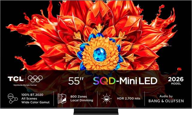 TCL 55" MSQLED85L 4K SQD-Mini LED TV (2026)