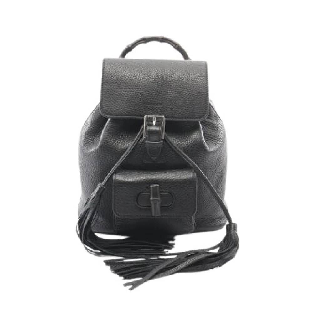 Gucci Vintage - Pre-owned Bamboo Ryggsäck Vintage - Dam - ONE Size - Jute