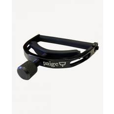 Paige Original Capo for 6-String Acoustic Guitar, Standard Profile, Smokey Black