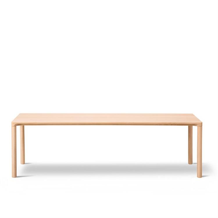 Fredericia Furniture Piloti 6715 Sofabord LjusOljad Ek H35 cm