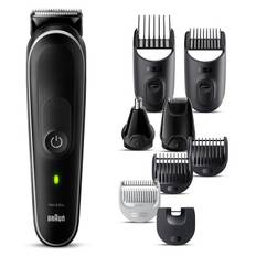 Braun Body Trimmer Series 5 Body Shaver MGK5420 Multi Groomer 9 functions in 1 For care of Boch Waterproof design Rechargeable 100 minutes of svart
