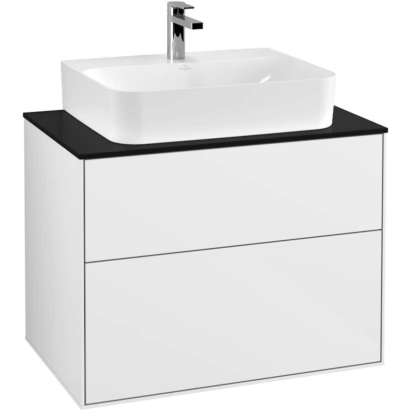 Tvättställsskåp Villeroy & Boch Finion med 2 Lådor och Bänkskiva för Centrerat Tvättställ