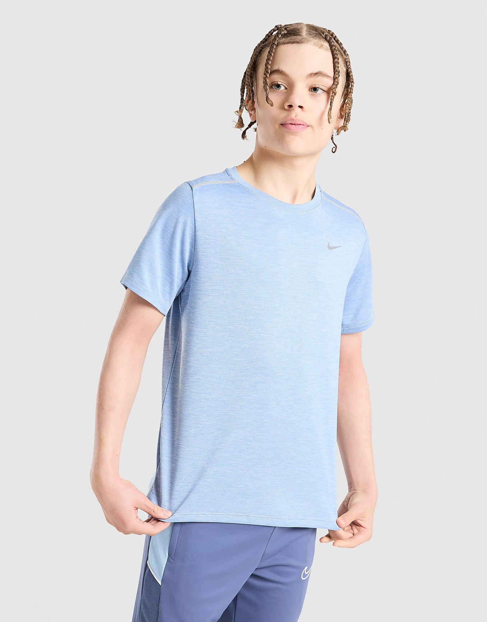 Nike Dri-FIT Miler T-Shirt Junior, blå - 10-12Y