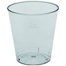 Snapseglas klar 2 cl 1000 stk 3cl. bruttoindhold, PS ekstra hård
