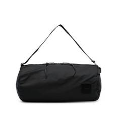 Jil Sander - duffelväska med logotypmärke - herr - polyamid/kalvskinn/polyamid - one size - Svart