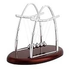 Newtons Cradle Balance Ball, Klassisk Newton Swing Ball Fysiskt Svängande Magnetiska Bollar, Educational Science Office Desk Leksak Stressrelief Present