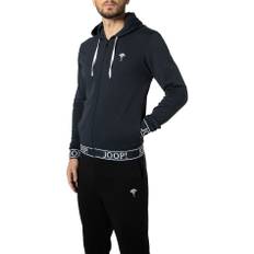 JOOP! Herren Sweatjacke blau Jersey-Baumwolle unifarben