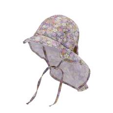 MIKK-LINE Summerhat Long Neck - Aop |Lila |47(12/18M)Y