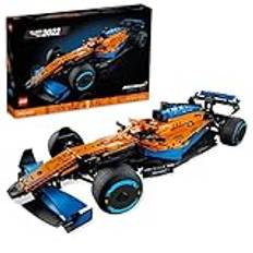 LEGO Technic McLaren Formula 1 2022 racerbil, Sportbil, Leksaksbil, Realistiskt Modell, Byggsats för Vuxna 42141