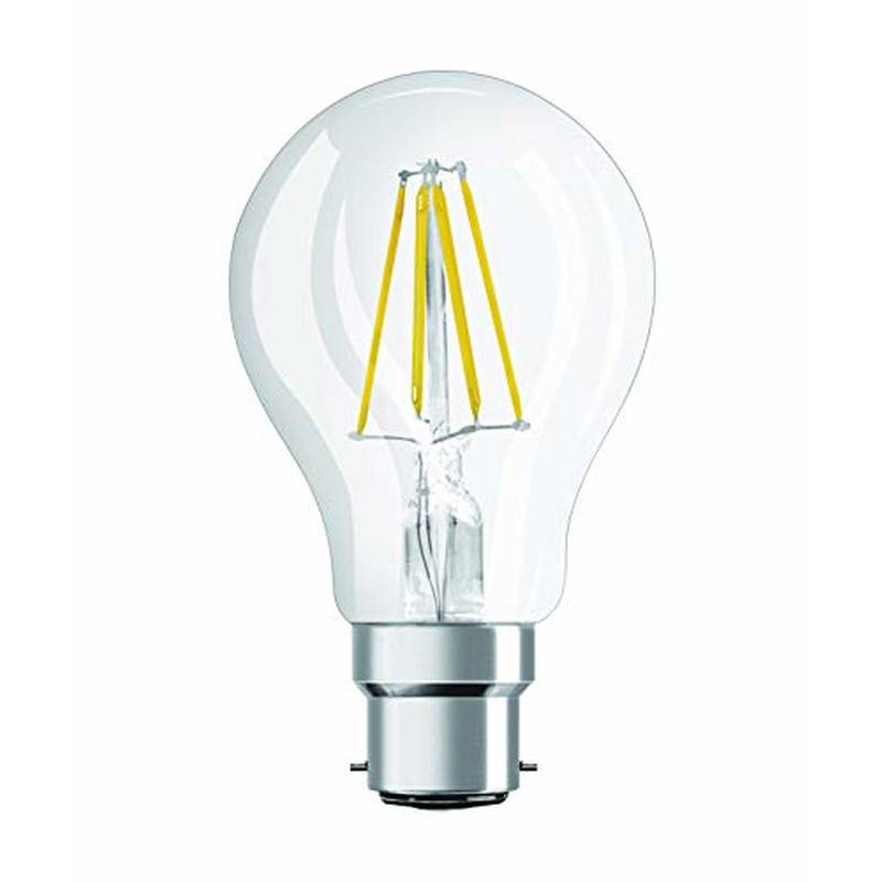 Osram LED Star Classic A Lampe, in Kolbenform mit B22d-Sockel,...