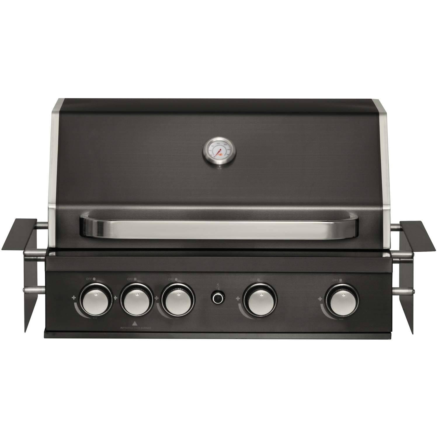 Inbyggd gasolgrill, 4 brännare, rostfritt stål
