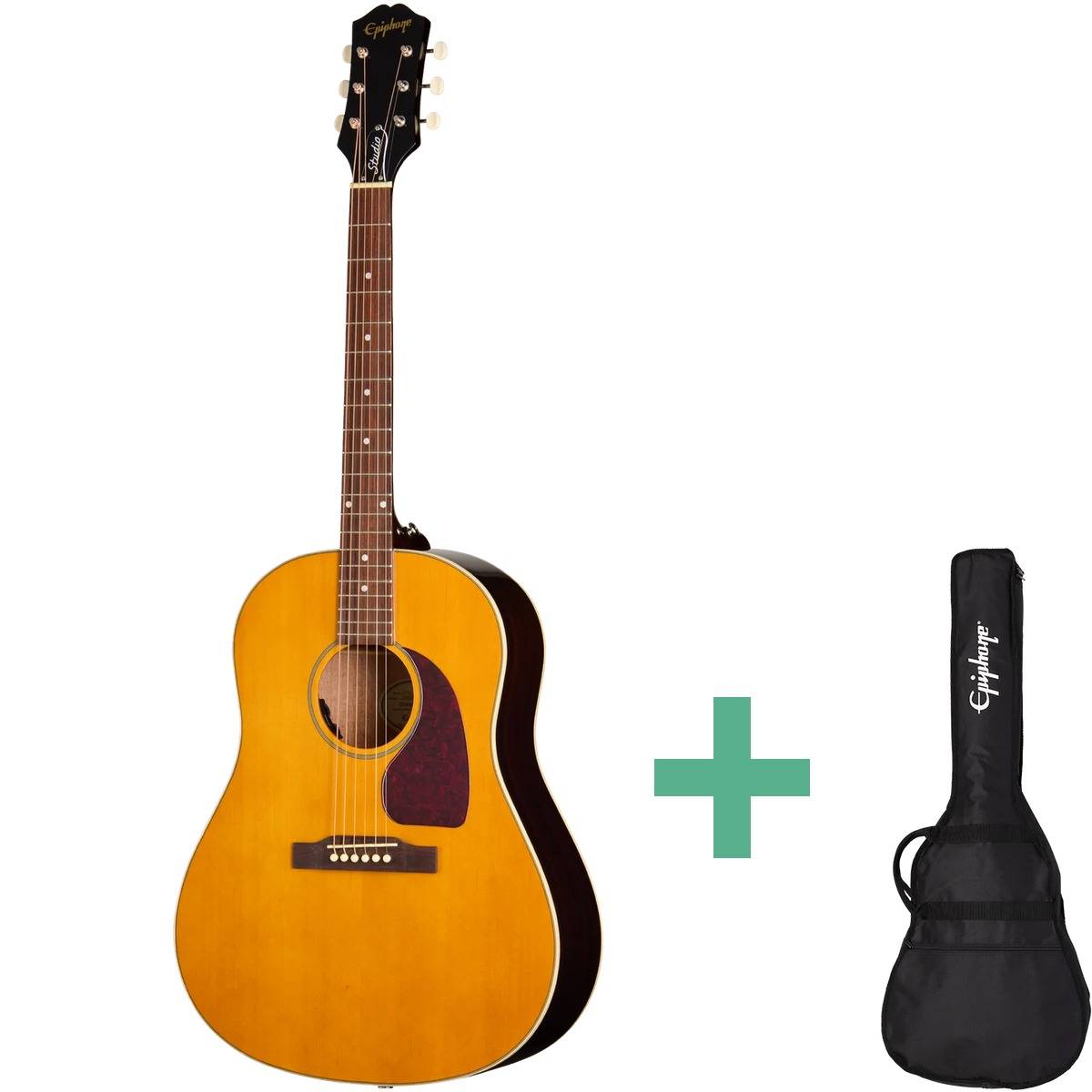 Epiphone J-45 Studio westerngitarr antique natural