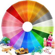 3D Stift Filament PLA Filament 1,75mm | 20 Farben, je 5 M | 3d Stift Nachfüllpacks Farben Set 3D Pen Refills PLA Filament für ODRVM, Tecboss, Lovebay, 3D Druck Stift & 3D-Drucker, Insgesamt 328ft