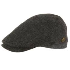 MJM Hats MJM Jordan – 100% Eco Merino Wool - Mørkegrå Sildeben, 56 (S) / Grå Mørk / Sixpence
