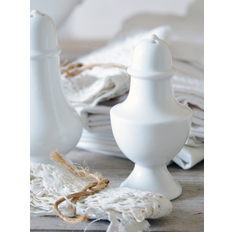 Salt / pepparströare vit porslin shabby chic vintage  Jeanne d`arc living