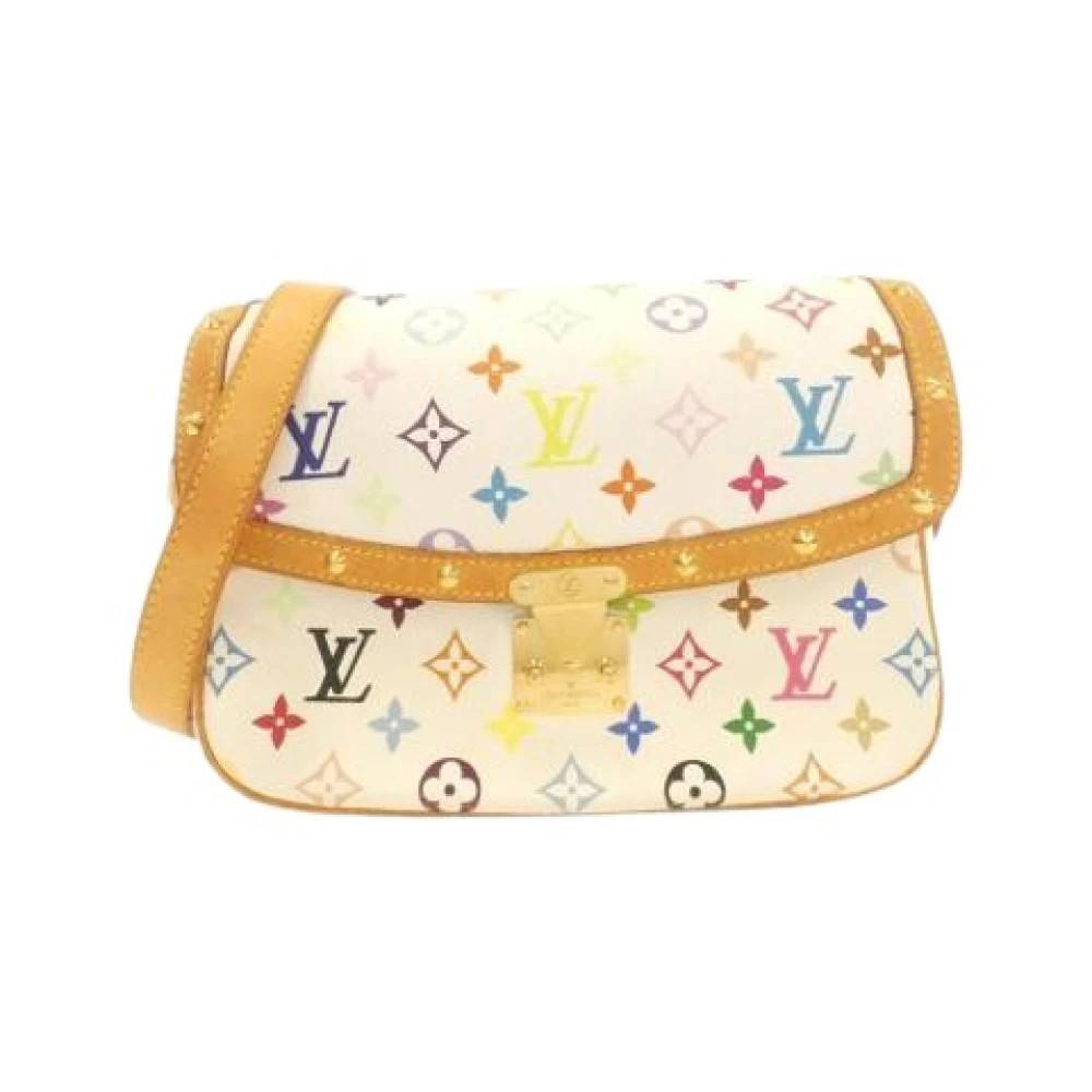 Louis Vuitton Vintage Pre-owned Sologne Skuldertaske - Vintage - Dame - Hvid - ONE SIZE - Uld