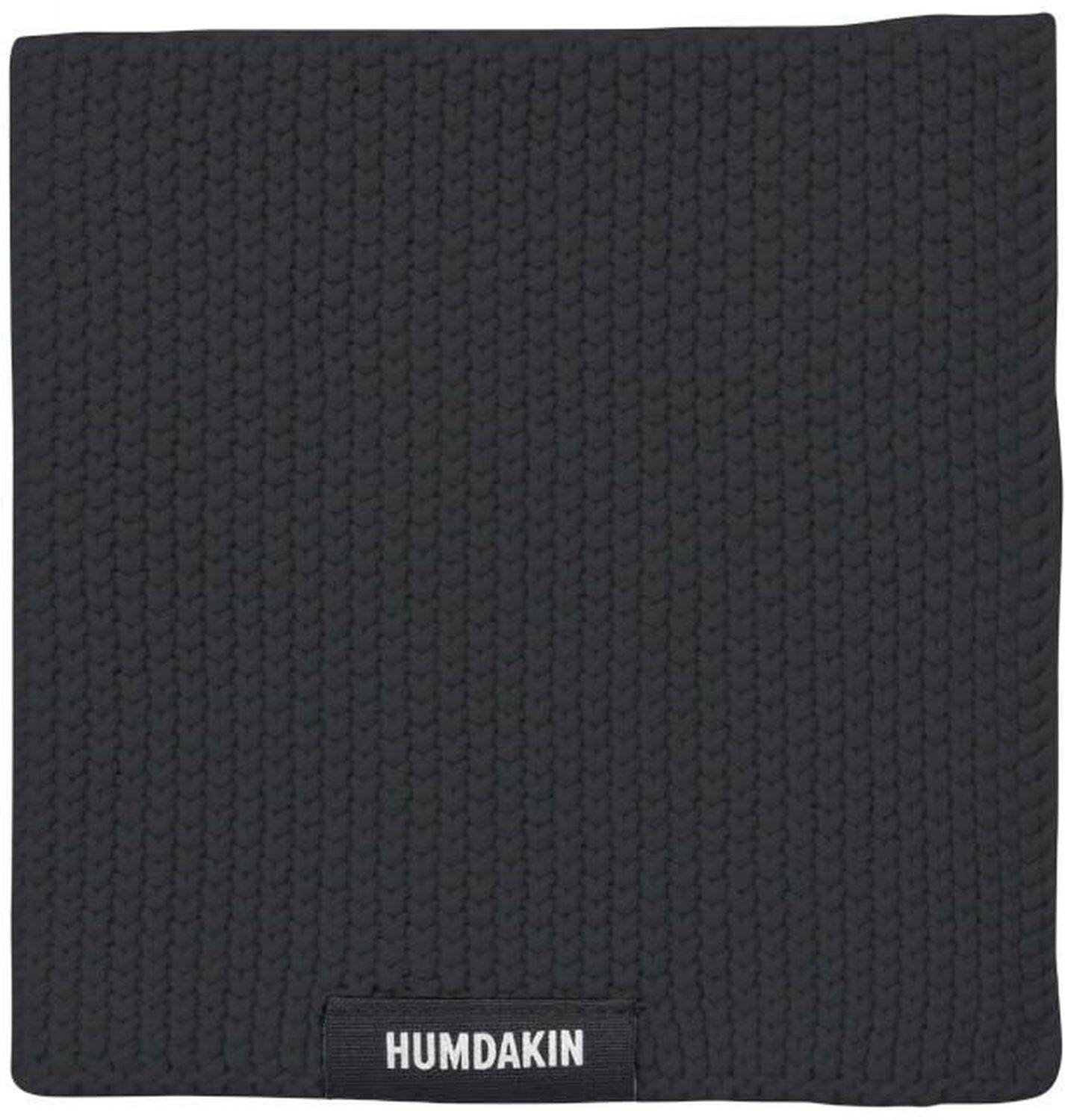 Humdakin Strikket Karklud 28x28 cm, Asphalt