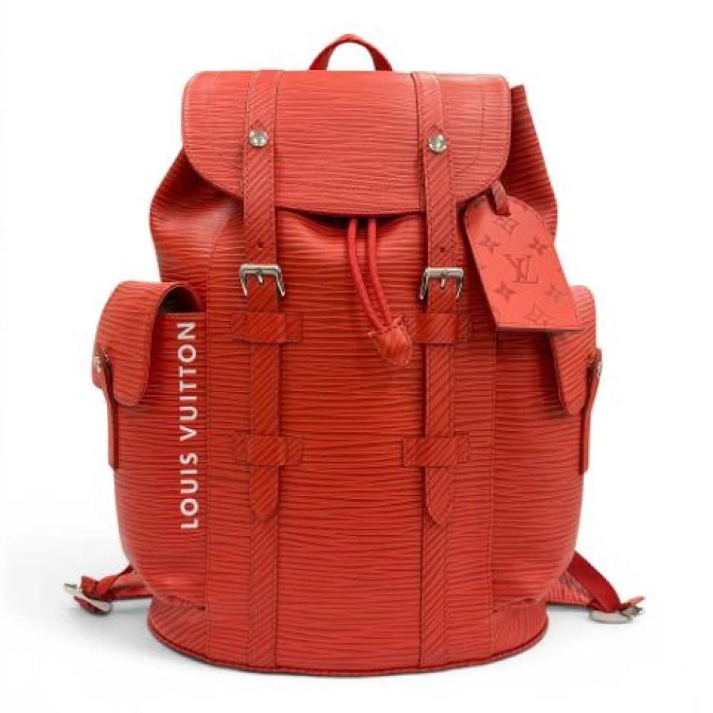 Louis Vuitton Vintage Pre-owned Vintage Rygsæk - Vintage - Herre - Rød - ONE SIZE - Læder