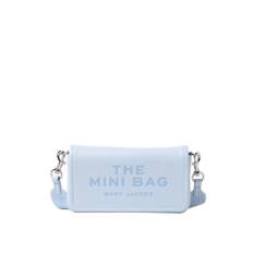 Marc Jacobs, Taske, Dame, Blå, ONE SIZE, Læder, Pink Embossed Logo Clutch Taske