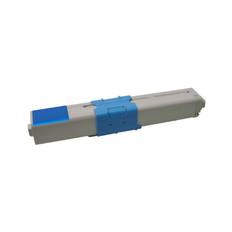 OKI C310 C (44469706) Lasertoner, Cyan, Kompatibel (2000 sider)