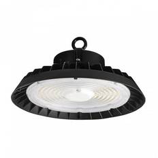 Plateo 4 High Bay LED loftlys, 200W-150W-100W, 230V, 90°, IP65, IK09, neutral hvid, sort - SLI