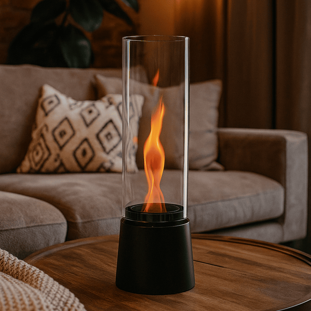 FlameTwister Bioethanol Pejs bordpejs til inde og ude.