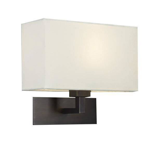 Park Lane Grande Vägglampa Brons & Vit - Brons / Vit