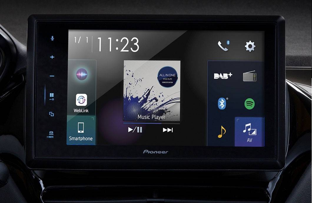 Pioneer SPH-EVO82DAB-208 Apple CarPlay til Peugeot 208/2008