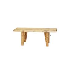 Bänk Utomhus Hillerstorp Ecobench 120 cm Björk oljad ljusbrun - Trädgårdsbänk & utebänk Brun
