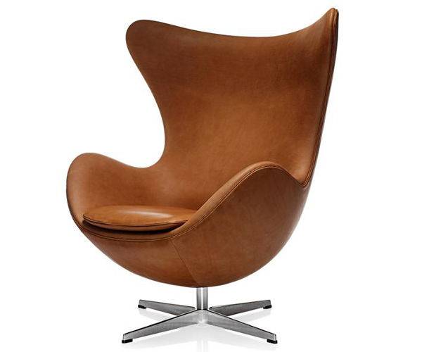 Ompolstring Fritz Hansen Ægget - Cognac Nevada