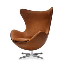 Ompolstring Fritz Hansen Ægget - Cognac Nevada