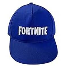 Fortnite Difuzed unisex barn ungdom justerbar baseballkeps svart eller blå S/M/L ikonisk hatt huvudbonad för spelande fans, BLÅ, M